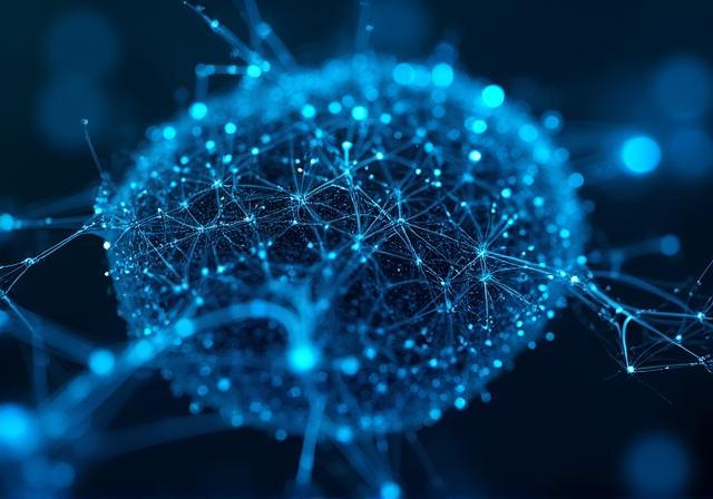 Abstract neural network architecture representing scalable enterprise AI